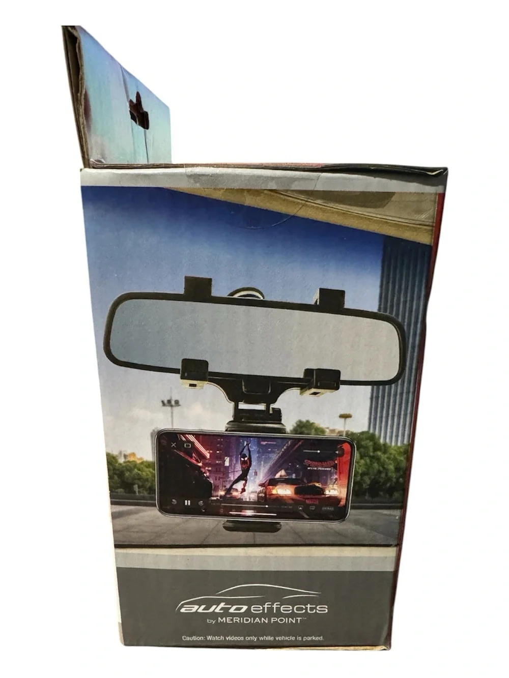 Rear View Mirror Phone Holder - Black